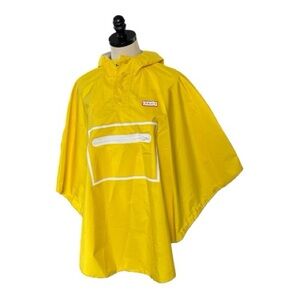 Hunter for Target youth yellow packable rain poncho with pouch NWOT | M/L kids